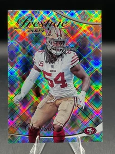 2023 Panini Prestige FRED WARNER Xtra Points Diamond PARALLEL #259 49ers - Picture 1 of 5