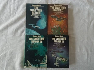 Vintage The Star Trek Reader James Blish 4-Vol. (I, II, III, IV) HC/DJ Buchsatz - Bild 1 von 7
