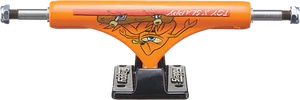 SLAPPY x Toy Machine ST1 Hollow Orange / Black Skateboard Trucks 8.0" Achse - Bild 1 von 1