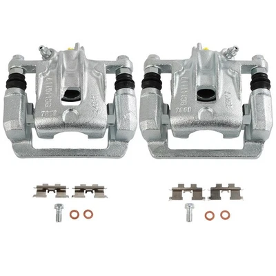 For 07-10 Hyundai Elantra 2pcs Silver Rear FX45 Brake Calipers - Изображение 1 из 4