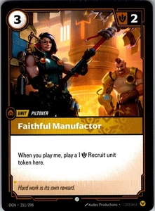 Faithful Manufactor Common Origins 211/298 NM - Picture 1 of 1