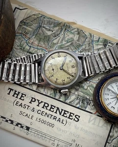 1940s WW2 Cortebert RAF Mountain Rescue Issue watch ref 6E/385 former ATP - Picture 1 of 23