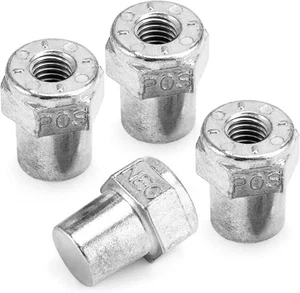 QWORK Car Positive Negative Battery Post Terminal, 2 Pair Zinc Alloy 2 Pairs  - Bild 1 von 8