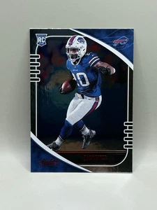 Zack Moss 2020 Absolute Football Rookie RC Card #200 Red Foil quasi nuovo B2 - Foto 1 di 6