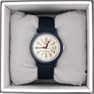 TIMEX Original Camper TW2U84200 36mm Marfil x Azul Marino Resina... - Imagen 1 de 4