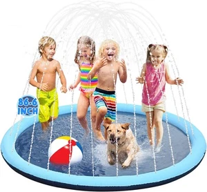 Non-Slip Splash Pad for Kids 87 Inch Inflatable Toddler Thicken... - Picture 1 of 8