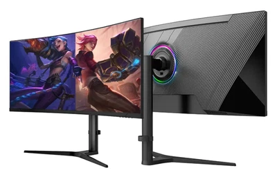 34" Curved Gaming, Desktop Monitor 4k(3840x2160), UWQHD(3440x1440) RGB-Ambiente  - Bild 1 von 4