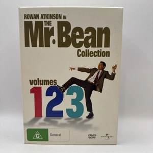 The Mr Bean Collection: Vol 1-3 (DVD, 1990) los 14 episodios originales en muy buena condición - Imagen 1 de 7