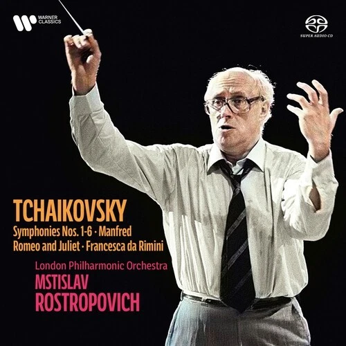 Mstislav Rostropovic - Tchaikovsky: Symphonies 1-6, Manfred [New SACD] - Image 1 of 1