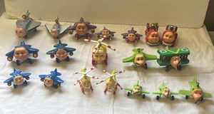 VINTAGE LOT  19 Jay Jay Jet Plane Figures Toys 2002-2003 JJJP WW APII Toy Island - Picture 1 of 23