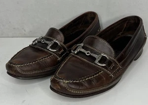 Cole Haan braune Leder-Halbschuhe Pferdegebiss Größe 8,5 M Damen - Bild 1 von 11