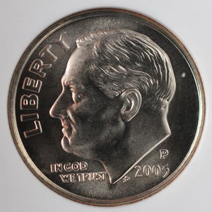 2005 SMS 10C Roosevelt Dime NGC MS 69 - Beautiful Coin - Picture 1 of 1