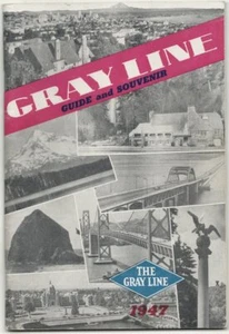 vintage 1947 Gray Line Tour Booklet; Portland, Oregon, Seattle, WA etc 96 pages - Picture 1 of 12