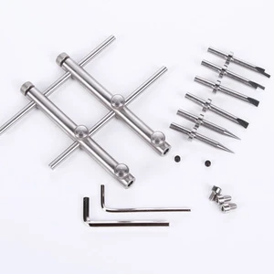 Pro Adjustable Camera Lens Spanner Wrench 3 Tips Flat Opening Open Repair Tool - Picture 1 of 1