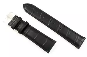 Uhrenarmband Original FESTINA IN Leder Schwarz Ersatzteile für Armbanduhr F16823 - Imagen 1 de 2