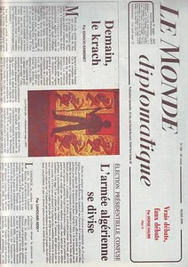 le monde diplomatique mars 1999 - algerie - afrique du sud - cambodge - Bild 1 von 1