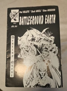 Vintage Battleground Earth Destiny Quest Comic #1 Mellette Angell Anderson B/W - Picture 1 of 14