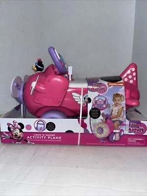 Avión Disney Deluxe Minnie Mouse con Luces y Sonidos Niños Actividad Paseo Juguete Foto 1 de 4