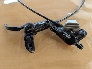 Shimano Deore M615 2-piston MTB hydraulic disk brakes, front + rear - Bild 1 von 7