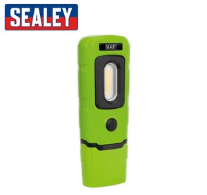 Sealey Rechargeable Inspection Lamp 3W COB LED + LED Torch Li-Po - GREEN - Picture 1 of 3