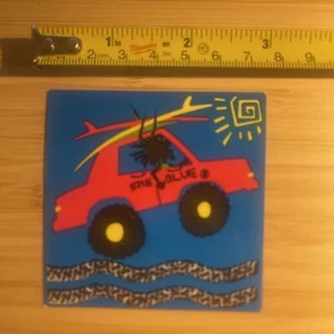 Adesivo/decalcomania IRIE BLUE Rasta Man 4x4 - Foto 1 di 1