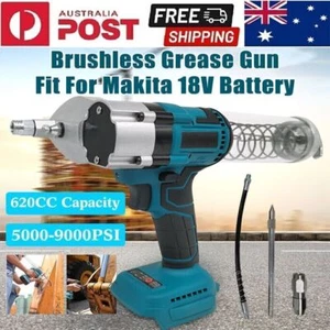 Brushless Electric Grease Gun 620cc Cartridges 9000PSI For Makita 18V Battery - Picture 1 of 13