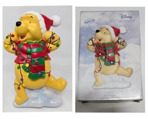 Winnie Pooh Tangled Christmas Lights LED Plaque Figurine Disney Precious Moments - Picture 1 of 7