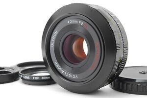 【TOP MINT + Close UP Lens 】 Voigtlander ULTRON 40mm f2 SL II Asph Canon EF q17
