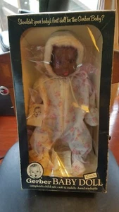 Vintage 1979 Atlanta Novelty 17" African American Gerber Baby Doll In Box - Picture 1 of 10