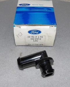 1968-73 Ford Mustang Shelby Cougar NOS 302 351 390 428 429 CJ OIL CAP HOSE ELBOW - Picture 1 of 3