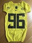 OREGON DUCKS Authentic Team Issued Nike Yellow Football Jersey Size 38