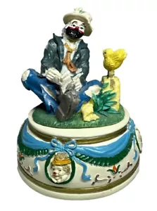 VTG Hobo Clown & Bird Spinning Musical Figurine Plays Music Those We’re The Days - Picture 1 of 21