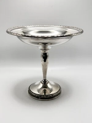 "Compota de plata redonda ponderada de ley Prelude International T 201 6"" de alto" Foto 1 de 4