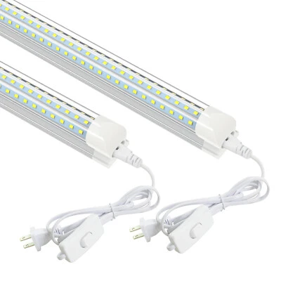 2~10 Pack T8 2FT LED Shop Light 28W 6500K Garage Workbench Cabinet Light Fixture - Image 1 of 4
