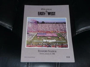 1990 EAST WEST ALL STARS COLLEGE FOOTBALL PROGRAM SHANNON SHARPE RICKY PROEHL - Picture 1 of 3
