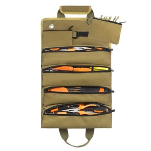4 Taschenschlüssel Wench Halter Werkzeug Roll Up Aufbewahrungstasche Etui Tasche Organizer - Bild 1 von 10