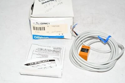 NEW Omron TL-Q5MC1 Inductive Proximity Sensor, TL-Q Series, Rectangular, 5mm, NP - Image 1 of 4