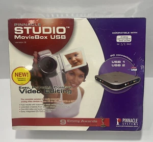 Pinnacle Studio MovieBox USB ver. 9 Video Editing (FACTORY SEALED!!) - Picture 1 of 8
