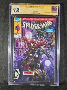 Spider-Man Facsimile #1 2020 Crain Doom Variant Cover Infinity Signature CGC 9.8 - Picture 1 of 2