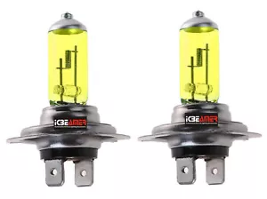 H7 100W Super Yellow Xenon Halogen Headlight Fog Light High Low Beam Bulbs I260 - Picture 1 of 9