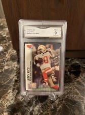 1992 Pro Set Jerry Rice Mint 9 # Mvp27 Gold Mvp MINT