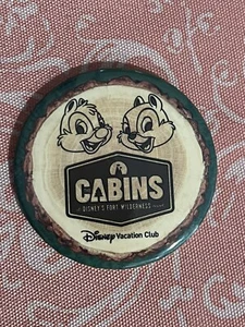 Disney Vacation Club Presents The Cabins At Fort Wilderness Button, Chip & Dale - Picture 1 of 1