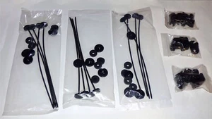 3 ELECTRIC FAN MOUNTING KITS STRAP ZIP TIE RADIATOR INTERCOOLER TRANS OIL COOLER - Picture 1 of 2