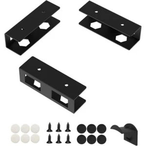 Under Desk Laptop Storage Holder Mount Bracket with Screw Space Saving Holder - Photo 1/8
