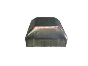 Post Cap Square 65mm x 65mm - 1.2mm Thick Hot Dip Galvanised Steel Knock On - Picture 1 of 2