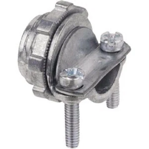 10-5pk-Halex 3/8" Die Cast-Zinc Flexible Electrical Conduit Box Connector 20570 - Picture 1 of 1