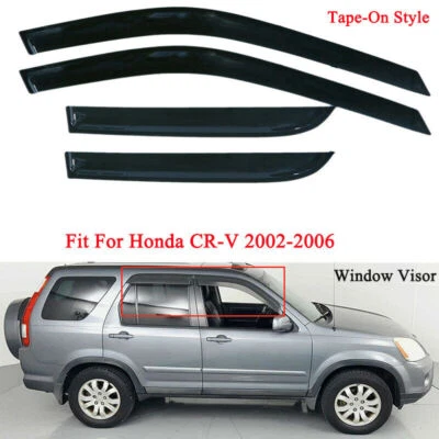 Para Honda CRV CR-V 2002-2006 2005 2004 2003 Visera de ventana Protector de lluvia Deflectores Foto 1 de 4