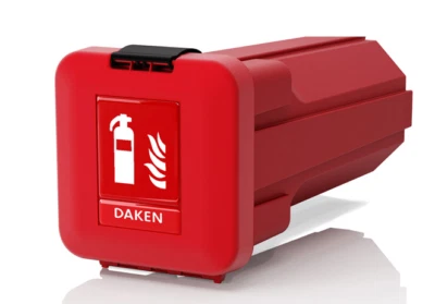 DAKEN Sliden Camión Feuerlöscherkasten Caja Protección Schutzkasten para 6KG Extintor