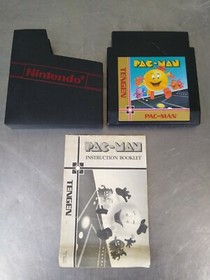 Pac-Man (NES Tengen 1985) With Manual and case!