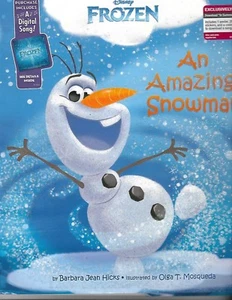 Disney Frozen An Amazing Snowman includes poster 25 stickers song download NEW - Picture 1 of 1